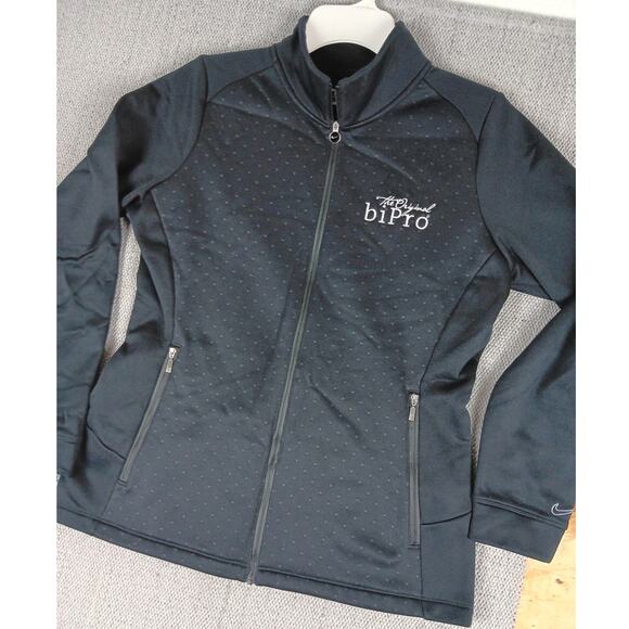 Nike Golf Jacket Womens Large Black Therma-Fit The Original Bi-Pro Company - Picture 3 of 13